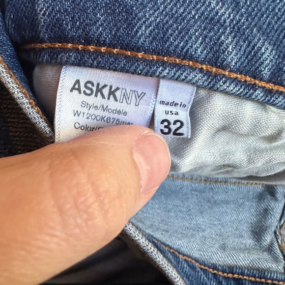 NWT ASKK NY Marina Crop Wide Leg Jean - Picture 6 of 10